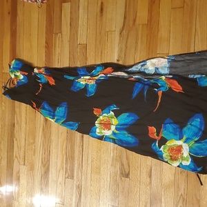 Forever 21 Rainbow Floral Dress